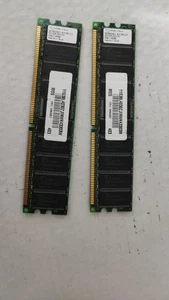 IBM Lenovo 1GB ( 2x512MB) PC2100 DDR SDRAM Desktop RAM.CL 2.5. FRU: 09N4307 - Picture 1 of 5