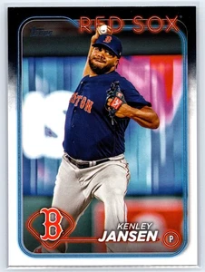2024 Topps #267 Kenley Jansen - Boston Red Sox - Picture 1 of 2