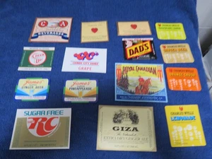 Soda Bottle Label Lot #2 - Picture 1 of 10