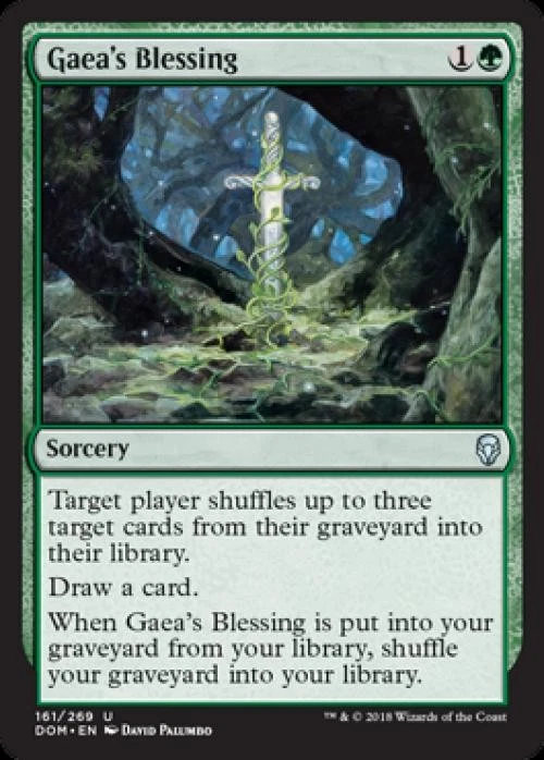 Gaea's Blessing - Light Play MTG Dominaria - Image 1 of 1