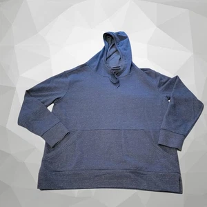 Champion Women’s Size L Pullover Sweatshirt French Terry Hoodie Blue - Picture 1 of 7