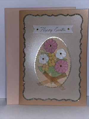 Papyrus Easter Card | Embellished Floral Egg - Image 1 of 3