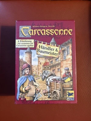 Carcassonne Händler & Baumeister Erweiterung 2003 Hans im Glück NEU sealed OVP - Bild 1 von 4