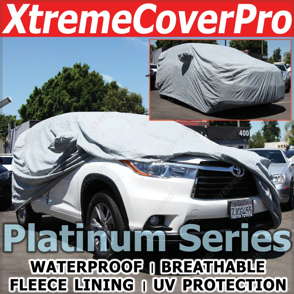 FUNDA COCHE IMPERMEABLE CON BOLSILLO ESPEJO para 2019 2018 2017 2016 2015 Infiniti QX80 Foto 1 de 4