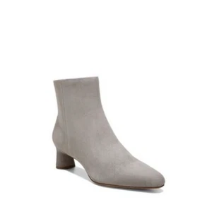 Vince Damen Hilda Zehenpartie Stiefeletten US 7 Reißverschluss Bootie Lt Woodsmoke Wildleder spitz - Bild 1 von 14