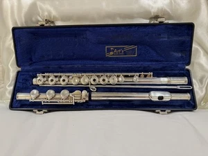 Emerson dünnwandige Sterlingsilber Flöte mit offenem Loch und Etui Made in USA Band - Bild 1 von 13