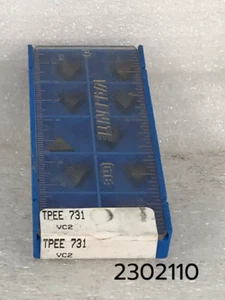 TPEE 731 VC2 New Full Package of 10 Valenite Tungsten Carbide Inserts - Picture 1 of 6