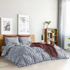Bedding Sets 800 TC Cotton Queen size European Quality Duvet Cover set 4 Piece - Picture 1 of 7
