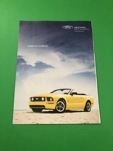 2005 2006 FORD MUSTANG GT ORIGINAL VINTAGE PRINT AD ADVERTISEMENT - Picture 1 of 1