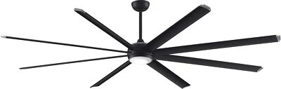 Fanimation Stellar 96" MAD7998BLW Modern Ceiling Fan Motor Light No Blades Black - Image 1 of 2