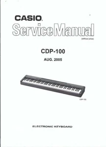 Casio Service Manual für CDP-100 Copy - Picture 1 of 1