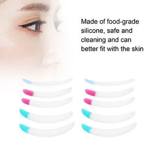 5 Pairs Soft Silicone Eyelash Perming Pad For Curling Eyelashes Lift Pads CBK - Picture 1 of 23