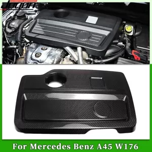 Cubierta protectora para capucha del motor de fibra de carbono para Benz Clase A AMG A45 W176 15-2018 - Imagen 1 de 17