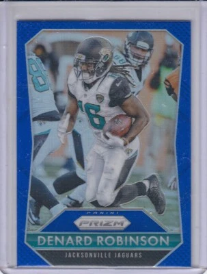 DENARD ROBINSON 2015 Panini Prizm Prizms Blue #178 Jaguars - Image 1 of 2