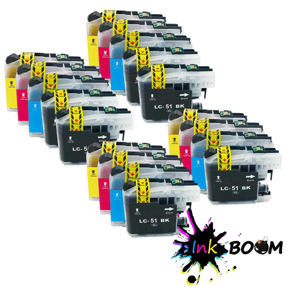 18 Tintenpatronen passend für Brother LC51 DCP-357C DCP-540CN MFC-885CW MFC-630CDW - Bild 1 von 1