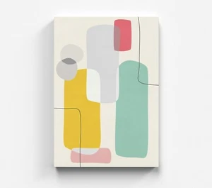 Cuadro abstracto Museo Decoración Colorido Decoración del hogar Lienzo Arte Arte - Imagen 1 de 7