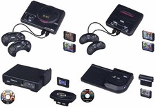 New SEGA HISTORY COLLECTION MEGA DRIVE Gashapon 4 Miniature Figure Full Set
