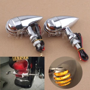 Aluminum Style Grill Mask Indicators LED Amber Lights Blinker Turn Signal Light - Picture 1 of 6