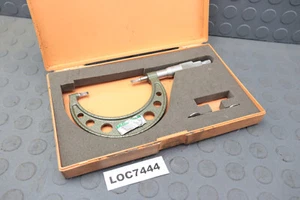 MITUTOYO 2'' TO 3'' BLADE MICROMETERS NO.122-127 LOC7444 - Picture 1 of 10