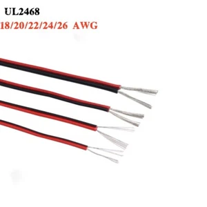 UL2468 Electrical Wire Stranded Wire Twin 2-Core Cable Tinned Copper 10M - Picture 1 of 4