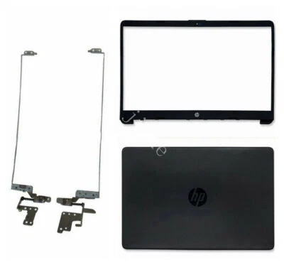 LCD Top Lid Back Cover & Front Bezel & Hinges Black HP 250 G8 255 G8 TPN-C139 - Bild 1 von 4