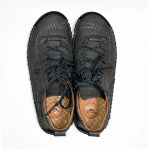 Alcubieree Mens 8.5 Casual Leather Shoes Ankle Chukka Walking/Driving Boots - Picture 1 of 10