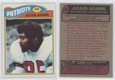 2015 Topps 60th Anniversary Buybacks Standard Black Julius Adams #1977-139
