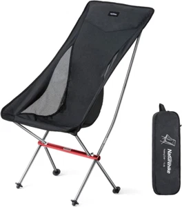 Portable Camping Chair - Compact Ultralight Folding Backpacking Chairs (Black) - Picture 1 of 8