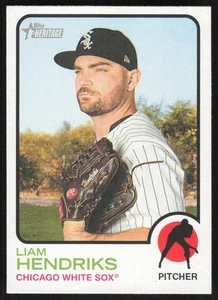 2022 Topps Heritage Liam Hendriks #6 Chicago White Sox - Picture 1 of 2