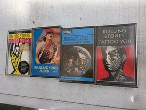4 Rolling Stones Cassettes. All Play Perfectly. No Damaged Cases. Free Postage - Picture 1 of 3