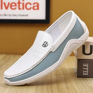 Hombres Zapatos Informales Moda Mujer Zapatos para Conducir Mocasines Mocasines Sin Cordones Exterior - Imagen 1 de 10