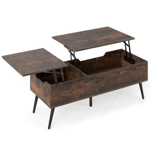 Lift Top Coffee Table Modern Center Table Flip Top Work Table for Home & Office - Picture 1 of 2