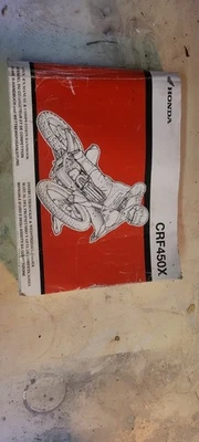 Honda Crf450x Maintenance Manual - Image 1 of 4