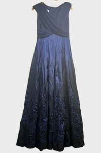 Patra A Line Evening Formal Dress Deep Blue Empire Waist Mother Of The Bride S 8 - Picture 1 of 7