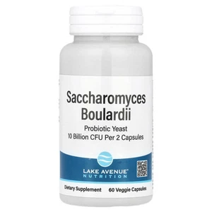 Saccharomyces Boulardii, 60 Veggie Capsules (5 Billion CFU per Capsule) - Picture 1 of 6