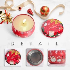 10x Weihnachtsdosen mit Deckel, leere Behälter, Deko, Aufbewahrung, Kerzen selbe - Bild 1 von 3