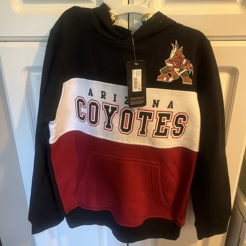 NHL Arizona Coyotes Original Kachina Coyote Kids Hooded Sweatshirt (M 8/10) NEW! Cover
