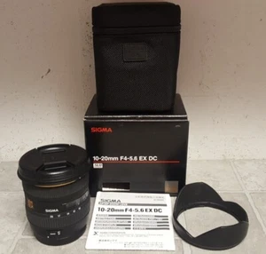 SIGMA 10-20 mm f4-5.6EX DC Wide Lens for SLR Cameras with 4/3rd Mount - Picture 1 of 7