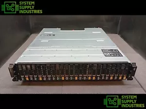 DELL COMPELLENT SC420 24SFF 2 X 600W PSU, 2 X 12GBPS CONT, WITH RAILS, CADDYS - Picture 1 of 3