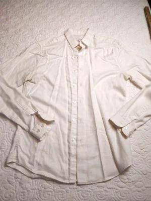 Topman Mens XS Slim Extra Small Button-Up Shirt White Long Sleeve Point Collar  - Image 1 of 4