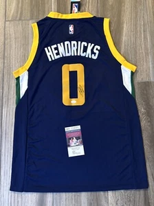 Taylor Hendricks Signed Utah Jazz Jersey 0 UCF Knights Florida NBA JSA COA - Picture 1 of 5