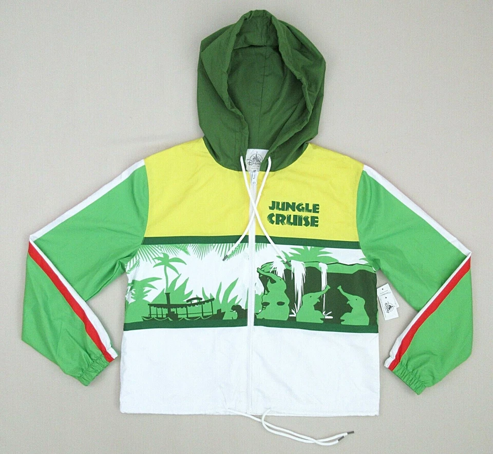 Disney Parks Jungle Cruise Windbreaker Jacket Size 1X