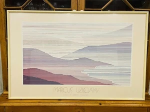 MARCUS UZILEVSKY OAKSPRINGS Spring IMPRESSIONS LANDSCAPE Poster LINEARISM 39x25” - Photo 1 sur 12