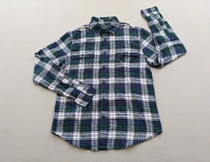 Lucky Brand Size SMALL Men's Flannel Shirt Green Plaid Button Up Long Sleeve NWT - Picture 1 of 9