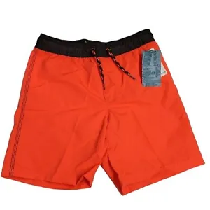 Old Navy Trunks Boys Medium Orange Swimwear Swim Shorts UPF 50 Youth M (8) NEW - Picture 1 of 8