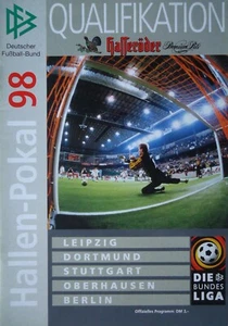 Programm Hallenpokal 1998 Spielorte Leipzig Dortmund Stuttgart Oberhausen Berlin - Picture 1 of 8