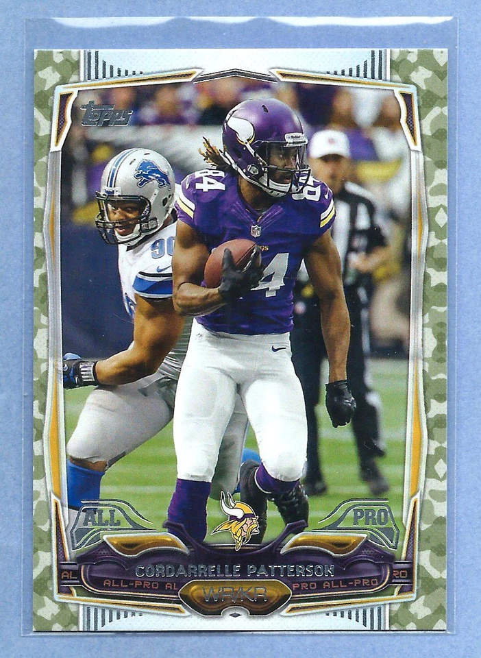CORDARRELL PATTERSON - 2014 Topps - "Camo - All-Pro" - Card #36 - Comb. Shipping - Image 1 of 1