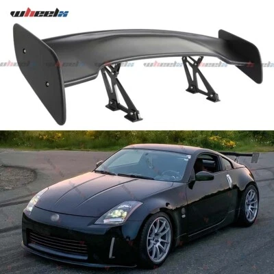 For Nissan 370Z 350Z 46" Black GT Style Rear Trunk Spoiler Racing GT Wing - Image 1 of 4