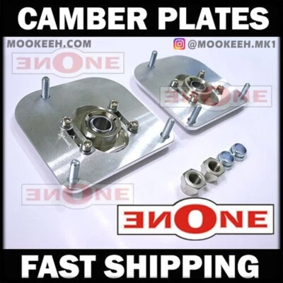 MK1 Camber Kit Plates For Volvo 850 C70 S70 S80 V70 4 Coilover Kits Strut Mount - Image 1 of 4