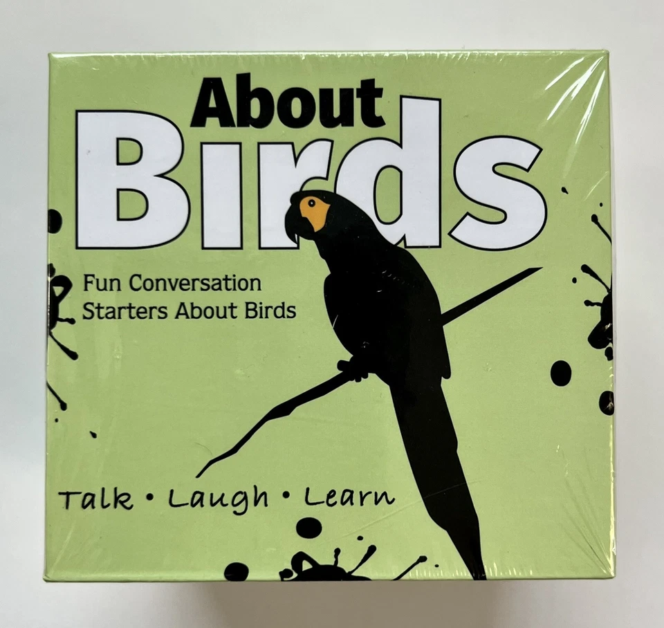 About Birds Conversation Starters Word Teasers Trivia Game Cards NEW  - Image 1 of 4